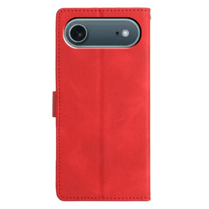 For iPhone Air Triangles Embossed Leather Phone Case(Red) - iPhone Air Cases by buy2fix | Online Shopping UK | buy2fix