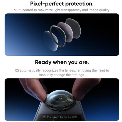 For insta360 X5 Rotating Anti-Scratch Lens Film(Plastic Protective Lens) - Len Accessories by buy2fix | Online Shopping UK | buy2fix