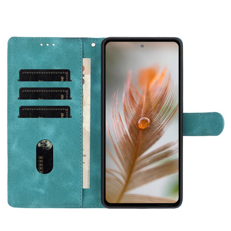 For Google Pixel 10 Pro Skin Feel Embossed Feather Leather Phone Case(Green) - Google Cases by buy2fix | Online Shopping UK | buy2fix