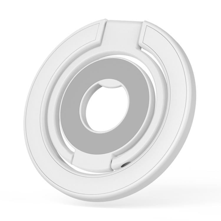 Triple Folding MagSafe Double-Sided Magnetic Phone Ring Holder(White) - Ring Holder by buy2fix | Online Shopping UK | buy2fix