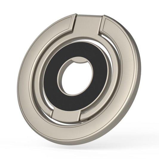 Triple Folding MagSafe Double-Sided Magnetic Phone Ring Holder(Gold) - Ring Holder by buy2fix | Online Shopping UK | buy2fix