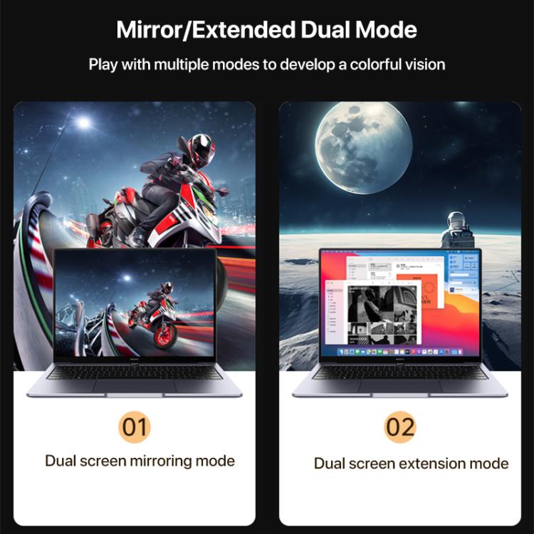 YCE-V286A Type-C to HDMI2.1 8K Adapter Cable(Blue) - Cable by buy2fix | Online Shopping UK | buy2fix