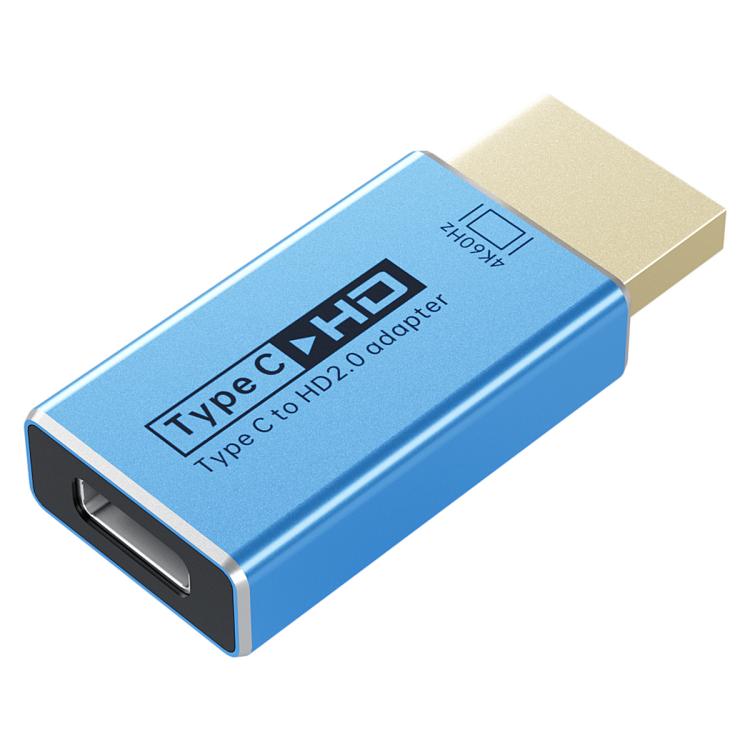 YCE-V292A Type-C to HDMI 4K Adapter(Blue) - Adapter by buy2fix | Online Shopping UK | buy2fix