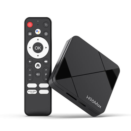 H96Max 4K UHD Android 14 Smart TV Box with Remote Control, RK3518 Quad-Core 2GB+8GB(EU Plug)