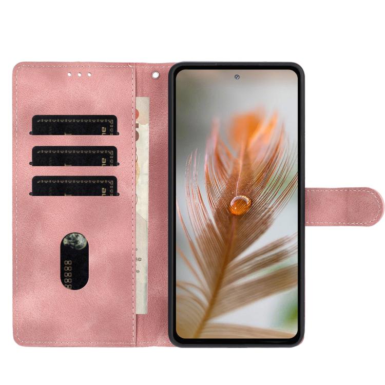 For iPhone Air Skin Feel Embossed Feather Leather Phone Case(Pink) - iPhone Air Cases by buy2fix | Online Shopping UK | buy2fix