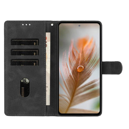 For iPhone Air Skin Feel Embossed Feather Leather Phone Case(Black) - iPhone Air Cases by buy2fix | Online Shopping UK | buy2fix