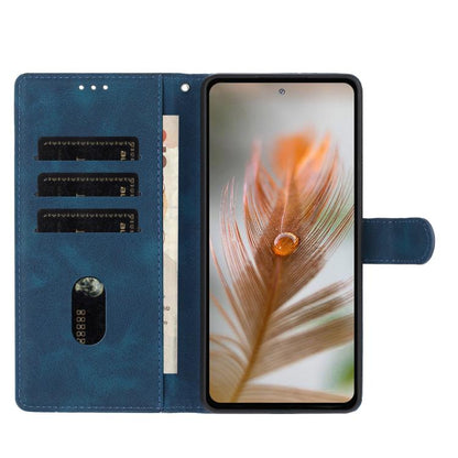 For iPhone Air Skin Feel Embossed Feather Leather Phone Case(Dark Blue) - iPhone Air Cases by buy2fix | Online Shopping UK | buy2fix