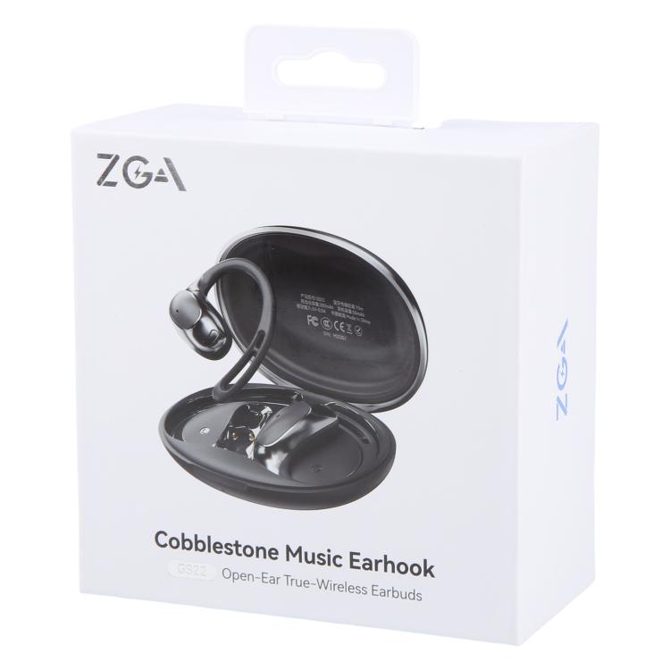 ZGA GS22 Pebble Open Wireless Bluetooth Earphone(Black) - TWS Earphone by ZGA | Online Shopping UK | buy2fix