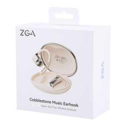 ZGA GS22 Pebble Open Wireless Bluetooth Earphone(Beige) - TWS Earphone by ZGA | Online Shopping UK | buy2fix