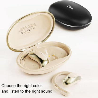 ZGA GS22 Pebble Open Wireless Bluetooth Earphone(Beige) - TWS Earphone by ZGA | Online Shopping UK | buy2fix