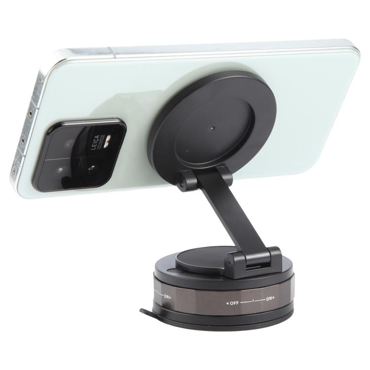 CCT30-2 Suction Cup Magnetic Rotating Phone Holder(Black) - Desktop Holder by buy2fix | Online Shopping UK | buy2fix