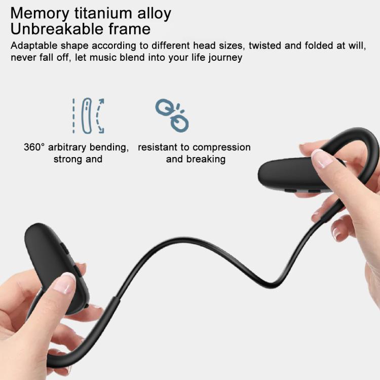 Hileo Hi70 Ear-Hook Sports Air Conduction Wireless Earphone(Black) - Sport Earphone by Hileo | Online Shopping UK | buy2fix