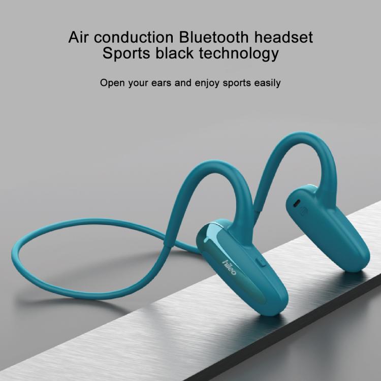 Hileo Hi70 Ear-Hook Sports Air Conduction Wireless Earphone(Navy Blue) - Sport Earphone by Hileo | Online Shopping UK | buy2fix