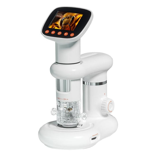 CM3 2.0 inch IPS Screen 1000X Desktop HD Digital Electron Microscope(White)