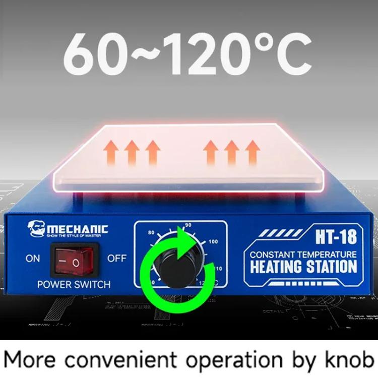 Mechanic HT-18 Intelligent Numerical Control Thermostatic Heating Platform, Plug:EU Plug - Repair Platform by MECHANIC | Online Shopping UK | buy2fix