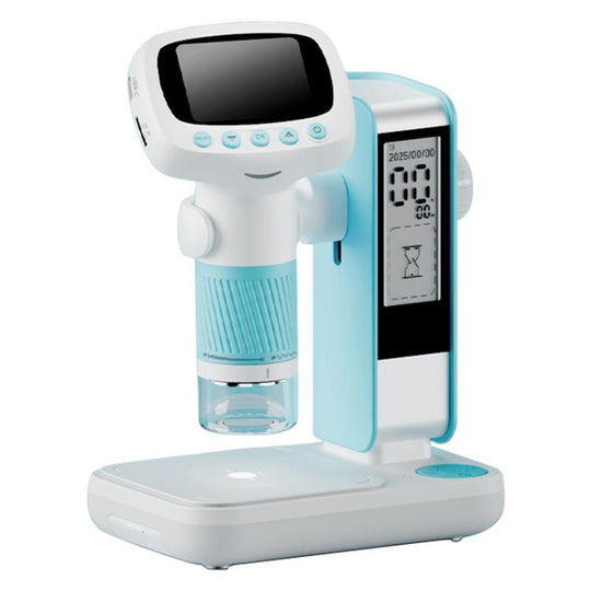 CM5 2.0 inch Screen HD Digital Electron Microscope(Sky Blue)