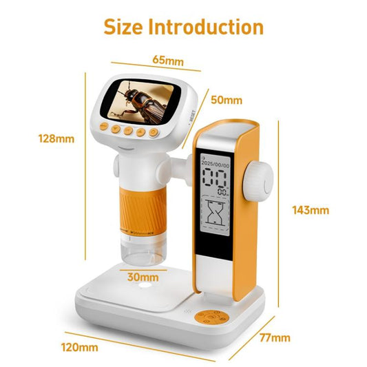 CM5 2.0 inch Screen HD Digital Electron Microscope(Sky Blue) - Digital Microscope by buy2fix | Online Shopping UK | buy2fix