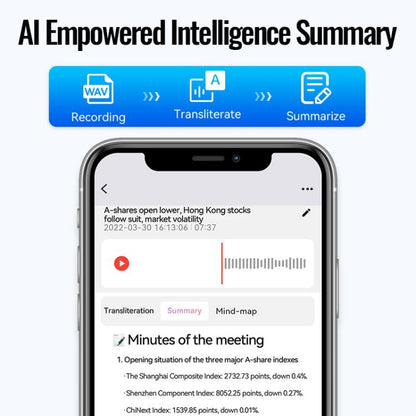 JNN A6 Portable Smart AI Magnetic Recorder Support APP Control, Memory:32GB(Black) - Recording Pen by JNN | Online Shopping UK | buy2fix