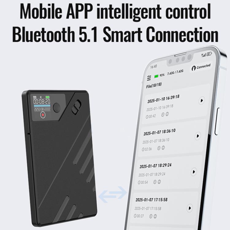 JNN A5 OLED Display Smart AI Magnetic Recorder Support APP Control, Memory:32GB(Black) - Recording Pen by JNN | Online Shopping UK | buy2fix