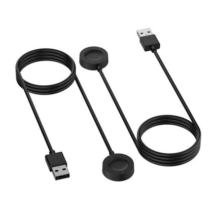 For Fossil Gen 6 / Gen 5 / Gen 4 xDfind USB Interface Magnetic Charging Cable, Length: 1m(Black) - Watch Bands by xDfind | Online Shopping UK | buy2fix