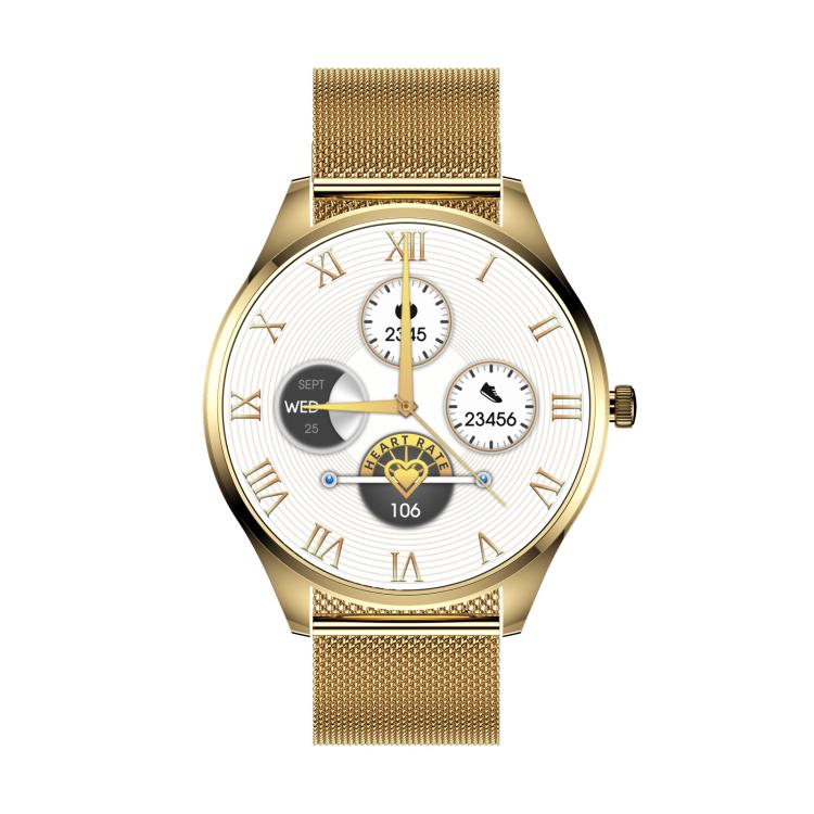 H77 1.43 inch AMOLED Screen Health & Fitness Smart Watch IP67 Waterproof Support BT Call(Gold) - Smart Watches by buy2fix | Online Shopping UK | buy2fix