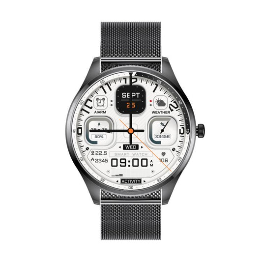 H77 1.43 inch AMOLED Screen Health & Fitness Smart Watch IP67 Waterproof Support BT Call(Grey) - Smart Watches by buy2fix | Online Shopping UK | buy2fix