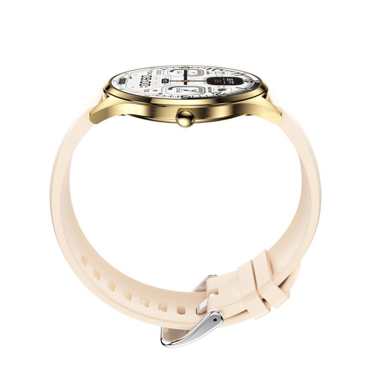 H77 1.43 inch AMOLED Screen Health & Fitness Smart Watch IP67 Waterproof Support BT Call(Beige) - Smart Watches by buy2fix | Online Shopping UK | buy2fix