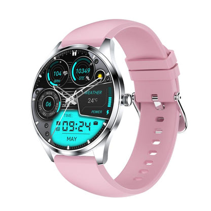 H77 1.43 inch AMOLED Screen Health & Fitness Smart Watch IP67 Waterproof Support BT Call(Pink) - Smart Watches by buy2fix | Online Shopping UK | buy2fix