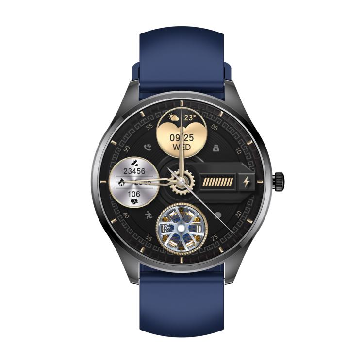 H77 1.43 inch AMOLED Screen Health & Fitness Smart Watch IP67 Waterproof Support BT Call(Blue) - Smart Watches by buy2fix | Online Shopping UK | buy2fix