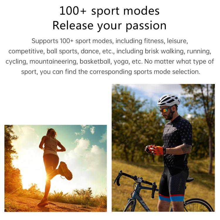 H77 1.43 inch AMOLED Screen Health & Fitness Smart Watch IP67 Waterproof Support BT Call(Gold) - Smart Watches by buy2fix | Online Shopping UK | buy2fix