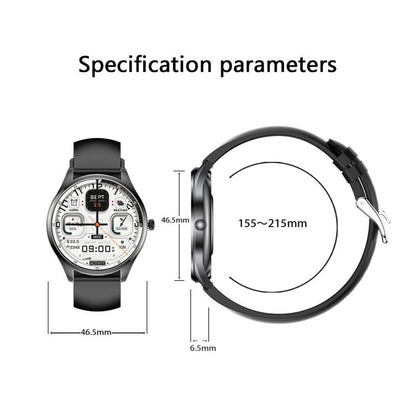 H77 1.43 inch AMOLED Screen Health & Fitness Smart Watch IP67 Waterproof Support BT Call(Gold) - Smart Watches by buy2fix | Online Shopping UK | buy2fix