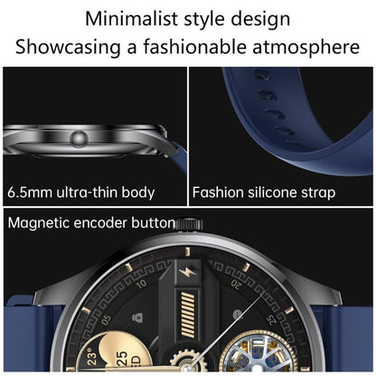 H77 1.43 inch AMOLED Screen Health & Fitness Smart Watch IP67 Waterproof Support BT Call(Grey) - Smart Watches by buy2fix | Online Shopping UK | buy2fix