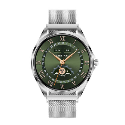 H78 1.43 inch AMOLED Screen Health & Fitness Smart Watch IP67 Waterproof Support BT Call(Silver Milanese) - Smart Watches by buy2fix | Online Shopping UK | buy2fix