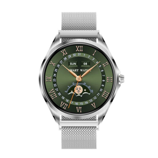 H78 1.43 inch AMOLED Screen Health & Fitness Smart Watch IP67 Waterproof Support BT Call(Silver Milanese) - Smart Watches by buy2fix | Online Shopping UK | buy2fix