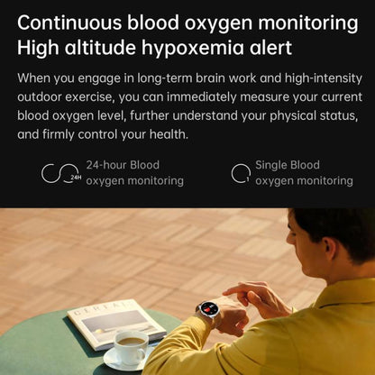 H78 1.43 inch AMOLED Screen Health & Fitness Smart Watch IP67 Waterproof Support BT Call(Gold Shell Brown Leather) - Smart Watches by buy2fix | Online Shopping UK | buy2fix