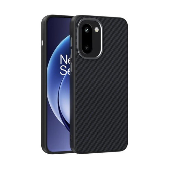 For OnePlus 15R / Ace 6T ABEEL C Carbon Fiber Series 6D Micro Relief MagSafe Phone Case(Black)
