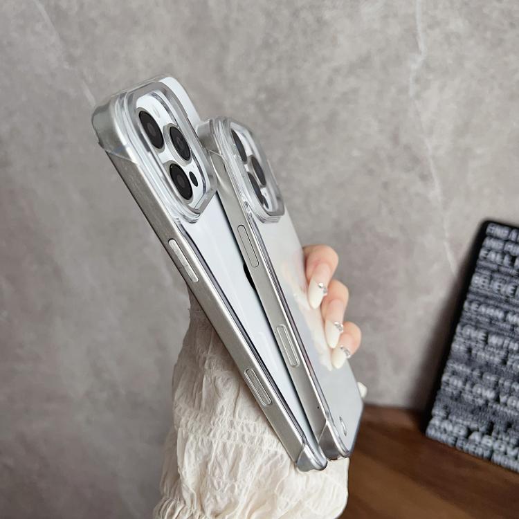 For iPhone 16 Pro Ultra-thin Transparent Frameless Lens Holder Phone Case - iPhone 16 Pro Cases by buy2fix | Online Shopping UK | buy2fix