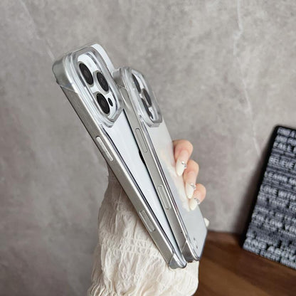 For iPhone 14 / 13 Ultra-thin Transparent Frameless Lens Holder Phone Case - iPhone 14 Cases by buy2fix | Online Shopping UK | buy2fix