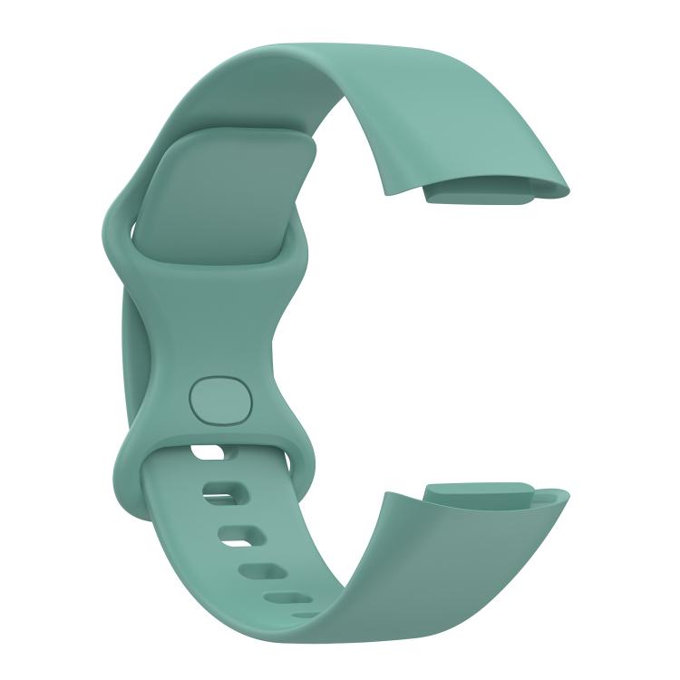 For Fitbit Charge 6 / 5 xDfind Silicone Watch Band, Size:L(Pine Needle Green) - Watch Bands by xDfind | Online Shopping UK | buy2fix