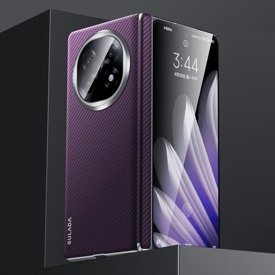For OPPO Find N5 SULADA 600D Kevlar Texture PC Shockproof Phone Case(Purple)