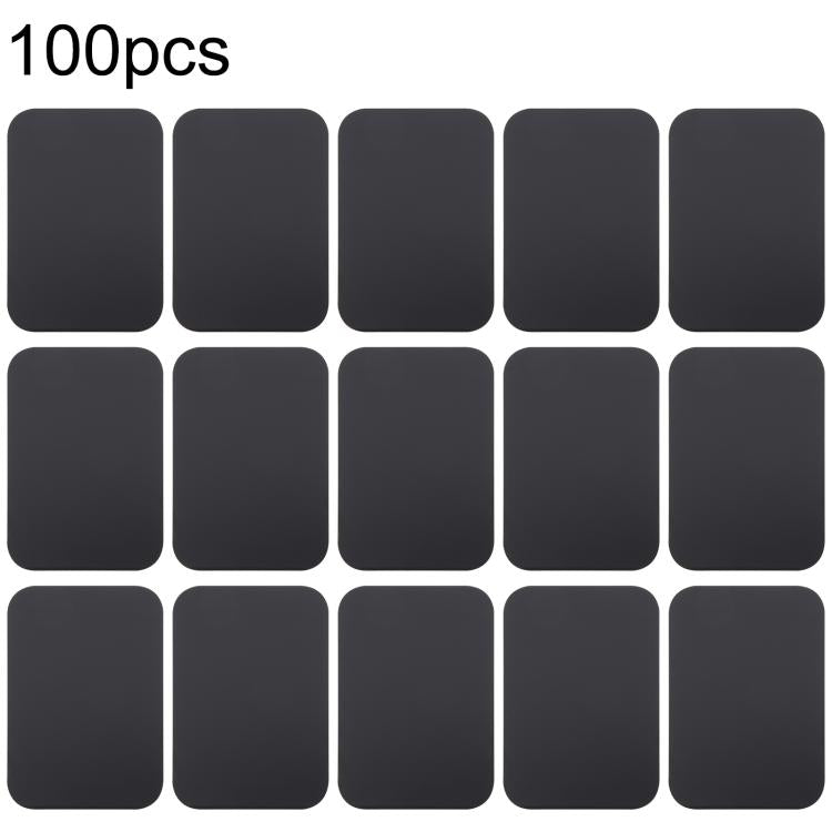 100pcs Metal Plate Magnetic Sheet for Phone Holder, Size: 4.5 x 6.5cm - Hand-Sticking Bracket by buy2fix | Online Shopping UK | buy2fix