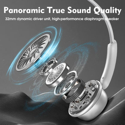 ONIKUMA GT820 Head-mounted Wireless Bluetooth Headphone(Silver) - Headset & Headphone by ONIKUMA | Online Shopping UK | buy2fix