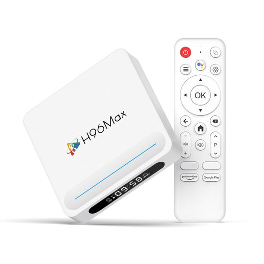 H96 Max H618 Plus Android 14.0 Smart TV Box, 4GB+32GB, Allwinner H618 Quad-core ARM Cortex-A53(EU Plug)