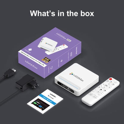 H96 Max H618 Plus Android 14.0 Smart TV Box, 4GB+32GB, Allwinner H618 Quad-core ARM Cortex-A53(UK Plug) - Allwinner H6 by buy2fix | Online Shopping UK | buy2fix
