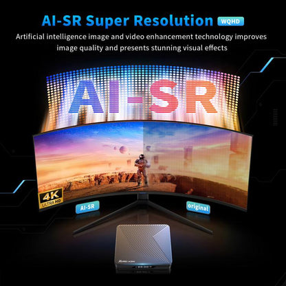 X88 Pro X5M Android 14.0 Smart TV Box, 4GB+64GB, S905X5M 2.0GHz 64-bit Quad-core Cortex-A55(UK Plug) - Amlogic S905 by buy2fix | Online Shopping UK | buy2fix