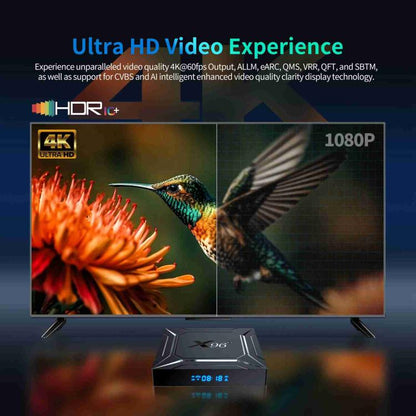 X96 M200 YB951 Android 14.0 Smart TV Box, 4GB+64GB, Amlogic S905X5M Quad-core ARM Cortex A55(UK Plug) - Amlogic S905 by buy2fix | Online Shopping UK | buy2fix