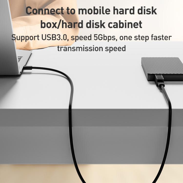 USB-B 3.0 Printer / Mobile Hard Drive / Computer Adapter, Model:USB-B Male to Type-C Female - Power Adapter by buy2fix | Online Shopping UK | buy2fix