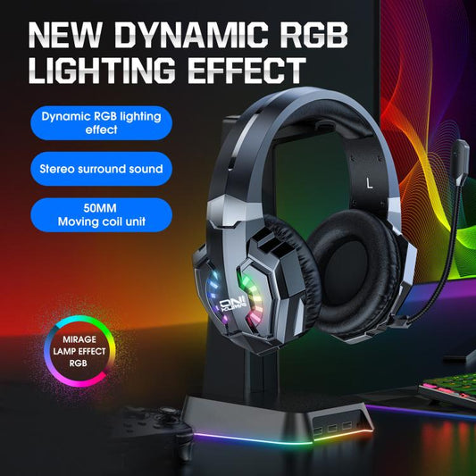 ONIKUMA B15 Tri-mode Bluetooth, 2.4G, Wired E-sports Game Headset(Black) - Multimedia Headset by ONIKUMA | Online Shopping UK | buy2fix