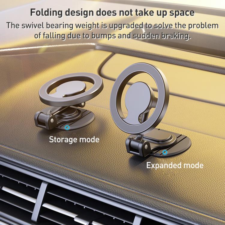 Car MagSafe Magnetic Adhesive Phone Holder(Black) - Universal Car Holders by buy2fix | Online Shopping UK | buy2fix