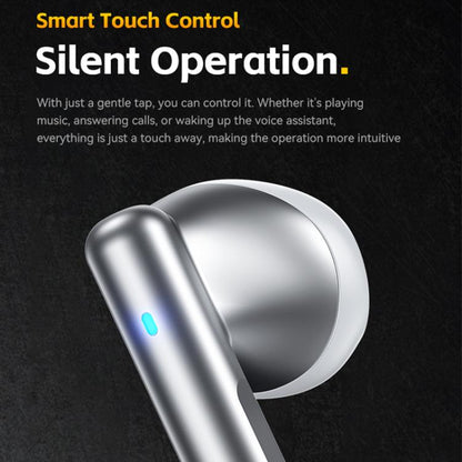 WK WS-19 Kinvoice Series Metal TWS Wireless Earbuds(Silver) - TWS Earphone by WK | Online Shopping UK | buy2fix